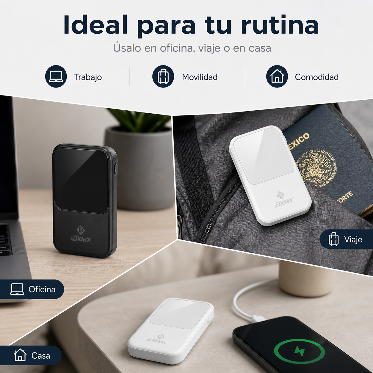 Power Bank Inalámbrico Magnético Cargador Portátil Celular JKMX
