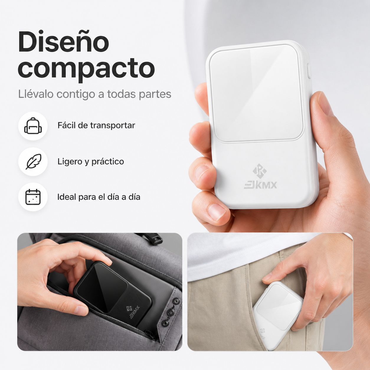 Power Bank Inalámbrico Magnético Cargador Portátil Celular JKMX