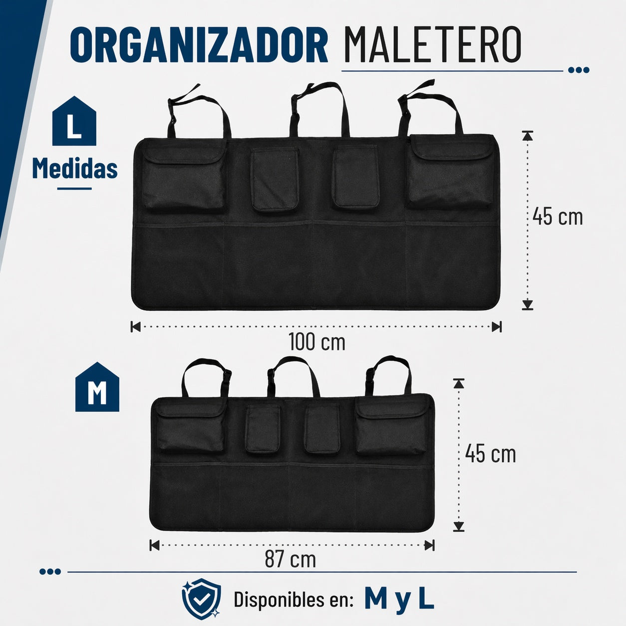 Organizador Maletero Auto Colgante Multiusos Impermeable