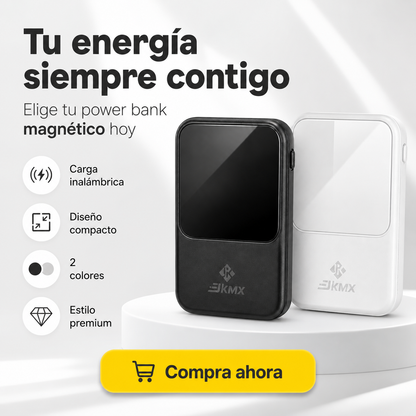 Power Bank Inalámbrico Magnético Cargador Portátil Celular JKMX